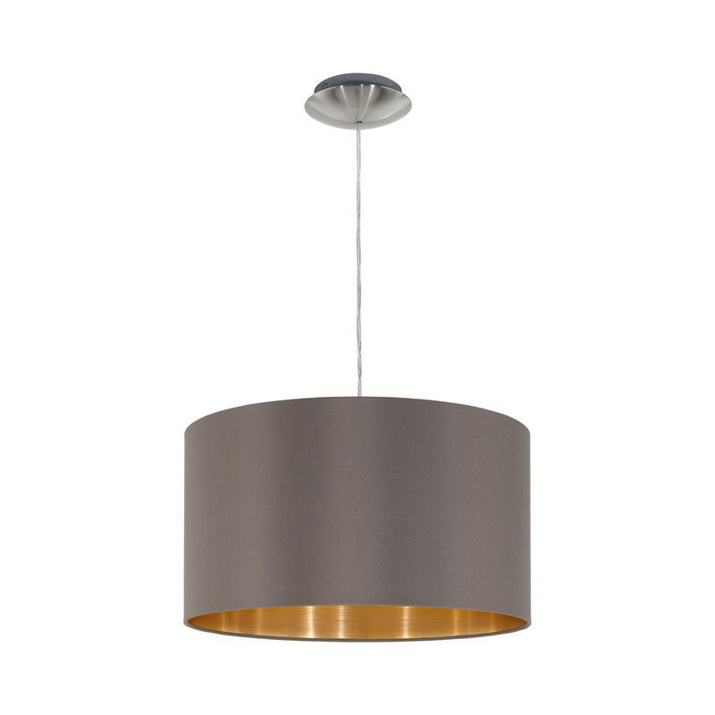 Braune moderne Pendelleuchte Stoff, Terme Braune moderne Pendelleuchte Stoff, Terme