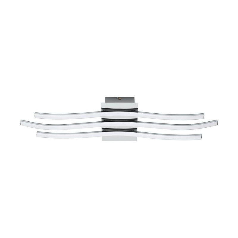 Chrom moderne Deckenleuchte Kunststoff, Therese, 26W, 3000K LED