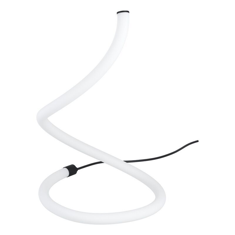 Schwarze moderne Tischleuchte Kunststoff, Allal, 10W, 3000K LED, mit Schalter