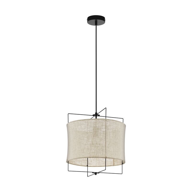 Beige landhaus Pendelleuchte Stoff, Annegien Beige landhaus Pendelleuchte Stoff, Annegien