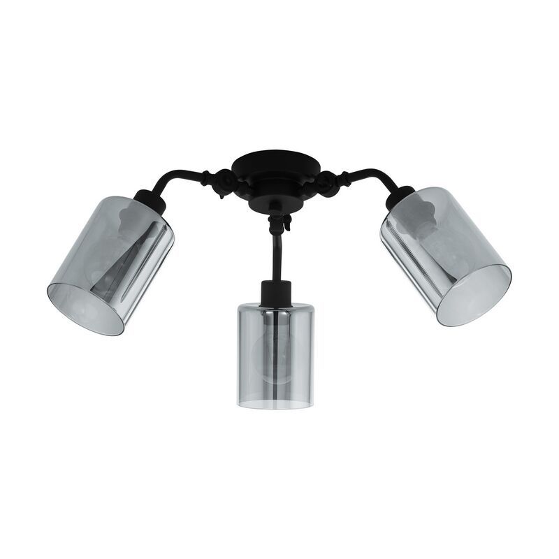 Schwarze moderne Deckenlampe Stahl, Paola Schwarze moderne Deckenlampe Stahl, Paola