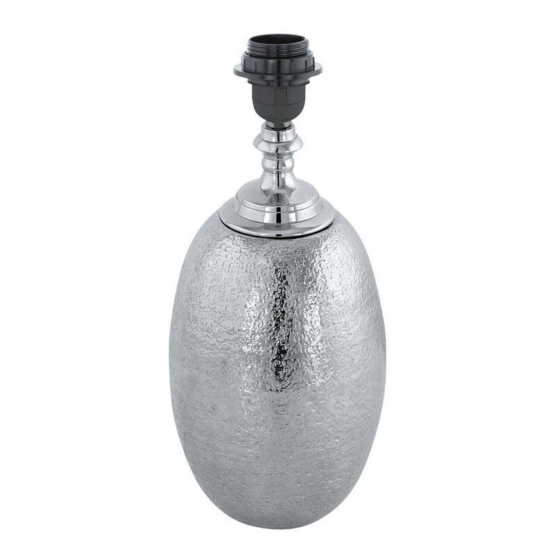Nickel retro Tischlampe ohne Schirm Aluminium, Abdel, mit Schalter Nickel retro Tischlampe ohne Schirm Aluminium, Abdel, mit Schalter