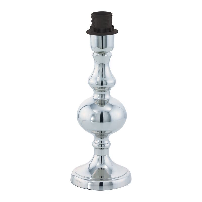 Chrom design Tischlampe ohne Schirm Stahl, Mason, mit Schalter