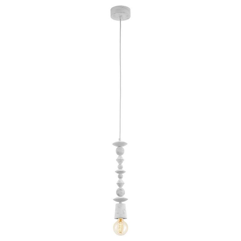 Holz Pendelleuchte Weiß, Abel Holz Pendelleuchte Weiß, Abel