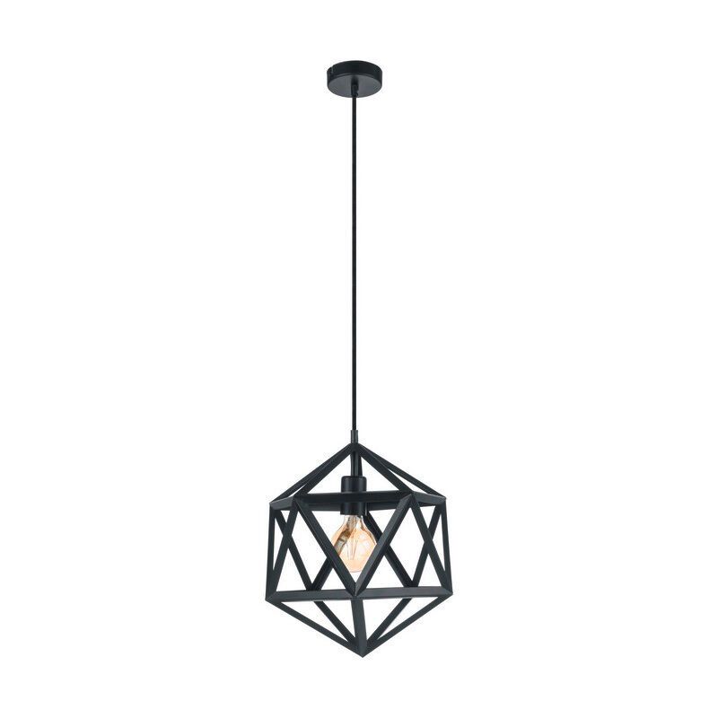 Schwarze industrielle Pendelleuchte Esszimmer Metall, Agnita Schwarze industrielle Pendelleuchte Esszimmer Metall, Agnita