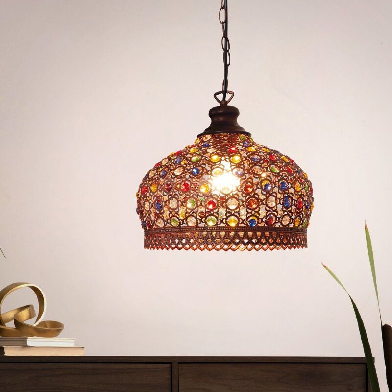 Kupfer orientalische Pendelleuchte Metall, Ahmad