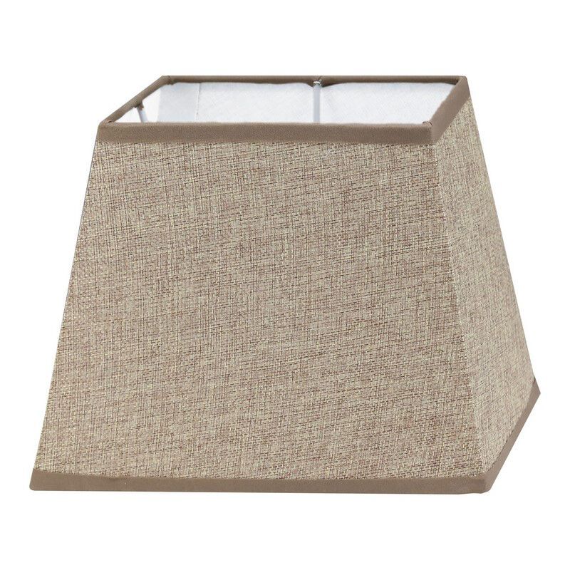 Braune Lampenschirm Noah, Stoff, ländlich Braune Lampenschirm Noah, Stoff, ländlich