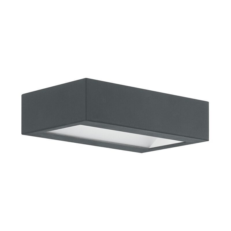 Anthrazit moderne Außenleuchte Stahl, Simen, 4W, 3000K LED, IP44 Anthrazit moderne Außenleuchte Stahl, Simen, 4W, 3000K LED, IP44