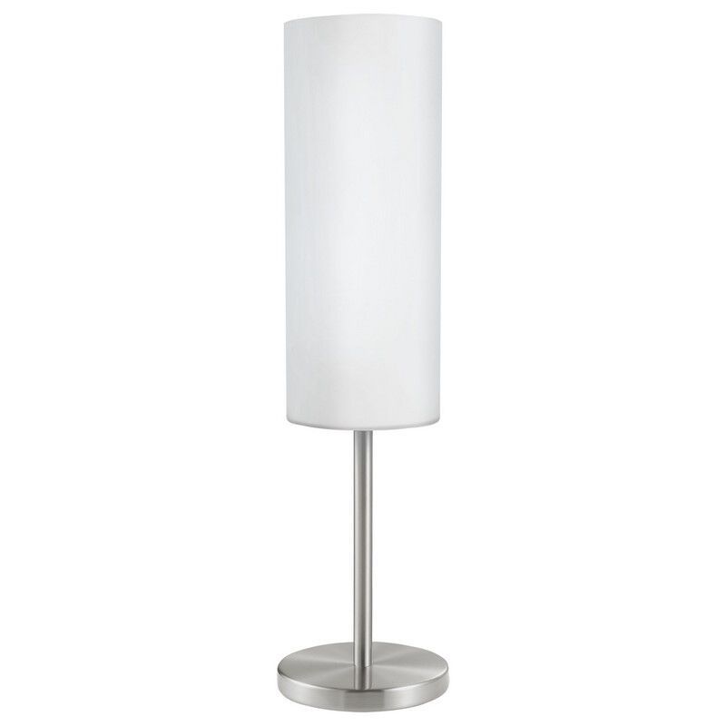 Nickel Tischleuchte Glas, Ciuda, mit Schalter Nickel Tischleuchte Glas, Ciuda, mit Schalter