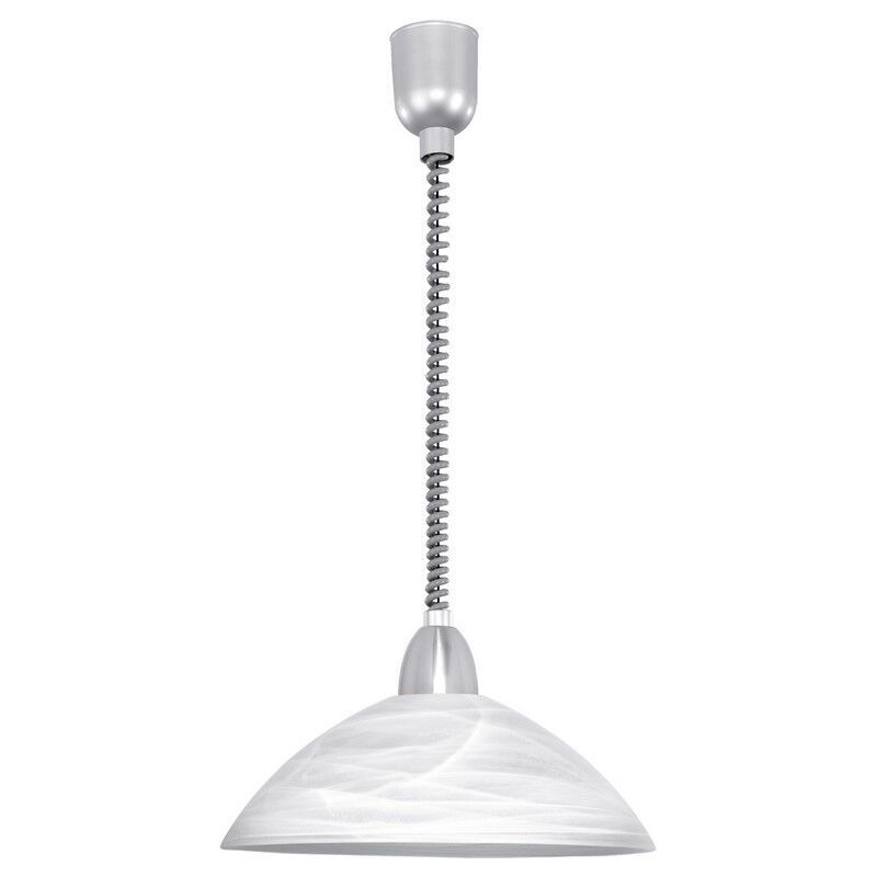 Weiße antik Pendelleuchte Glas, Brandon Weiße antik Pendelleuchte Glas, Brandon