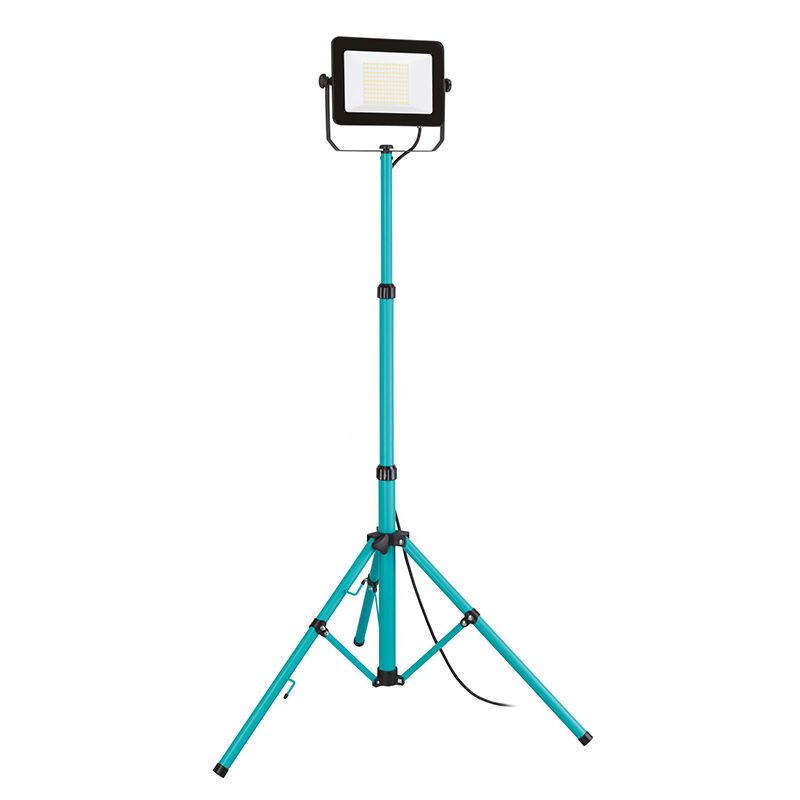 Blaue Arbeitsscheinwerfer Aluminium, Angelos, 100W, 4000K LED, IP65, mit Schalter Blaue Arbeitsscheinwerfer Aluminium, Angelos, 100W, 4000K LED, IP65, mit Schalter