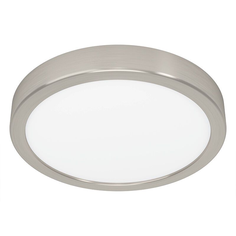 Nickel Deckenlampe Stahl, Geraldo, 17W, 3000K LED