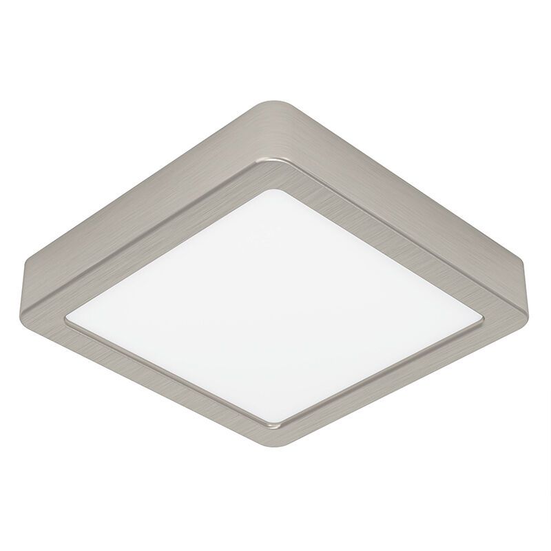 Nickel Deckenlampe Kunststoff, Geraldo, 11W, 3000K LED Nickel Deckenlampe Kunststoff, Geraldo, 11W, 3000K LED