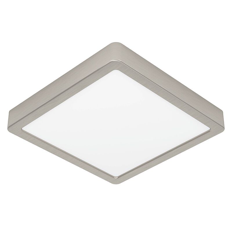 Nickel Deckenlampe Kunststoff, Geraldo, 17W, 3000K LED Nickel Deckenlampe Kunststoff, Geraldo, 17W, 3000K LED