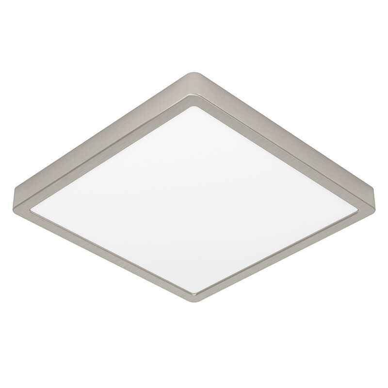 Nickel Deckenlampe Kunststoff, Geraldo, 20,5W, 3000K LED Nickel Deckenlampe Kunststoff, Geraldo, 20,5W, 3000K LED