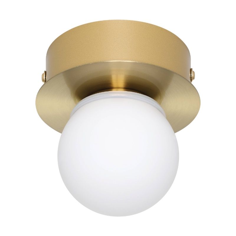 Goldene moderne Deckenleuchte Stahl, Escha, 3,3W, 3000K LED