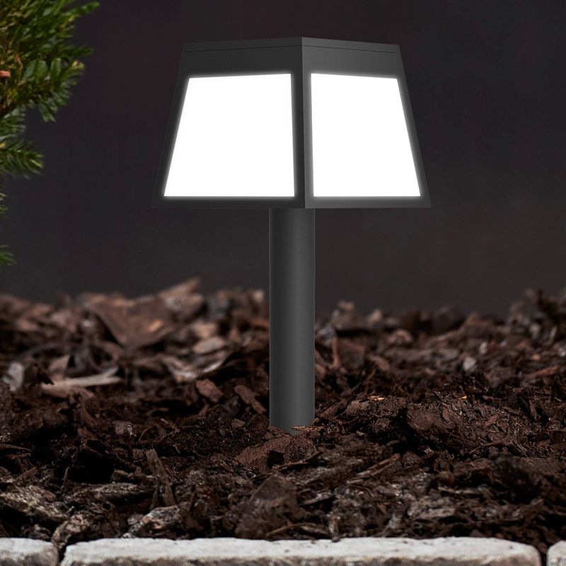 Schwarze Solar Außenstrahler Kunststoff, Imelda, 7,5W, 3000K LED, IP65 Schwarze Solar Außenstrahler Kunststoff, Imelda, 7,5W, 3000K LED, IP65