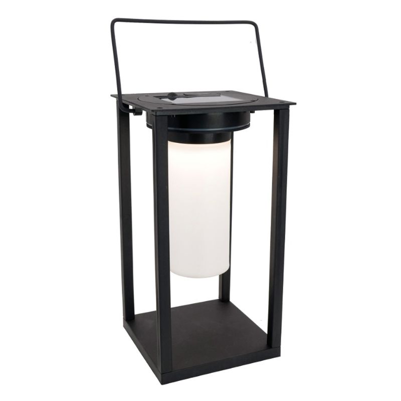 Schwarze Solar Außen Tischlampe Kunststoff, Hillebrand, 3,3W, 4000K LED, IP54, mit Schalter Schwarze Solar Außen Tischlampe Kunststoff, Hillebrand, 3,3W, 4000K LED, IP54, mit Schalter