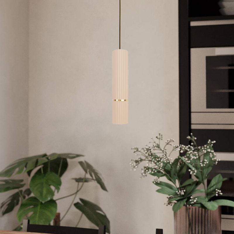 Beige moderne Pendelleuchte Stahl, Vahid Beige moderne Pendelleuchte Stahl, Vahid