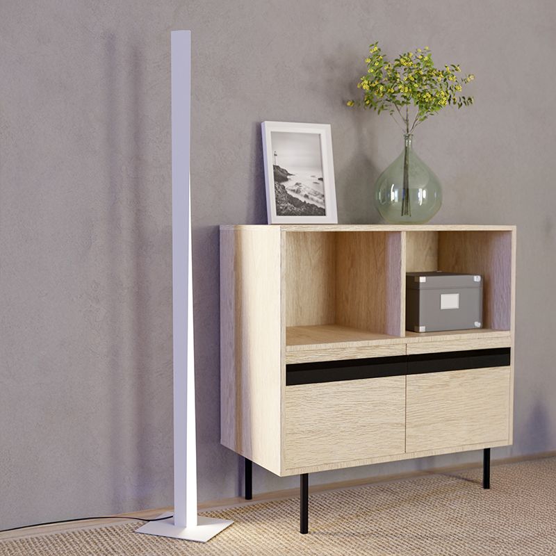 Weiße design Stehlampe Kunststoff, Birkan, 10,5W, RGBW LED, mit Fernbedienung Weiße design Stehlampe Kunststoff, Birkan, 10,5W, RGBW LED, mit Fernbedienung