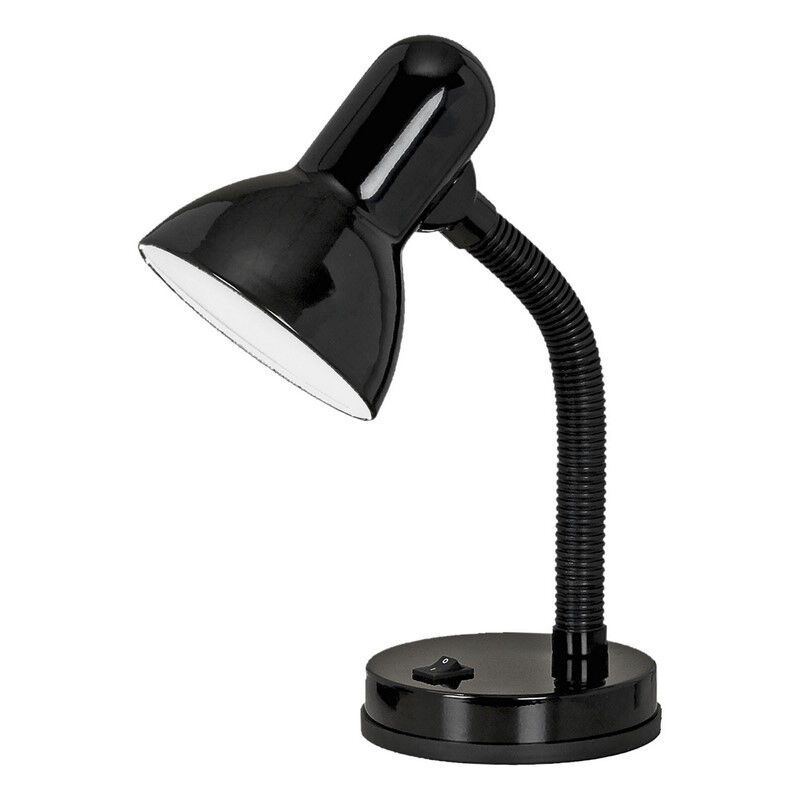 Schwarze Schreibtischlampe Kunststoff, Granza, mit Schalter