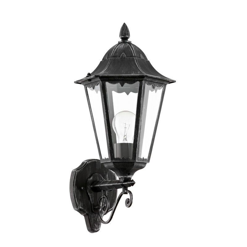 Schwarze antik Außenleuchte Aluminium, Leanna, IP44