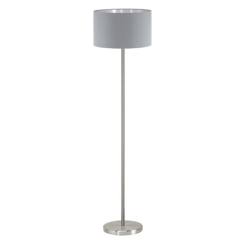 Graue moderne Stehlampe Stoff, Terme, mit Schalter