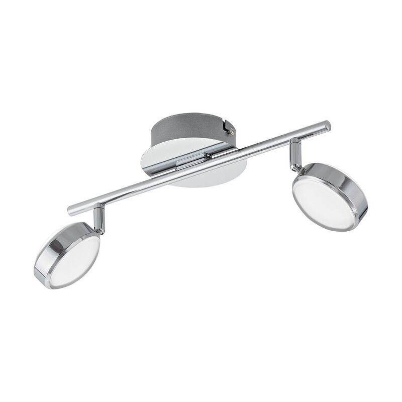 Chrom moderne Deckenstrahler Stahl, Tjark, 5W, 3000K LED