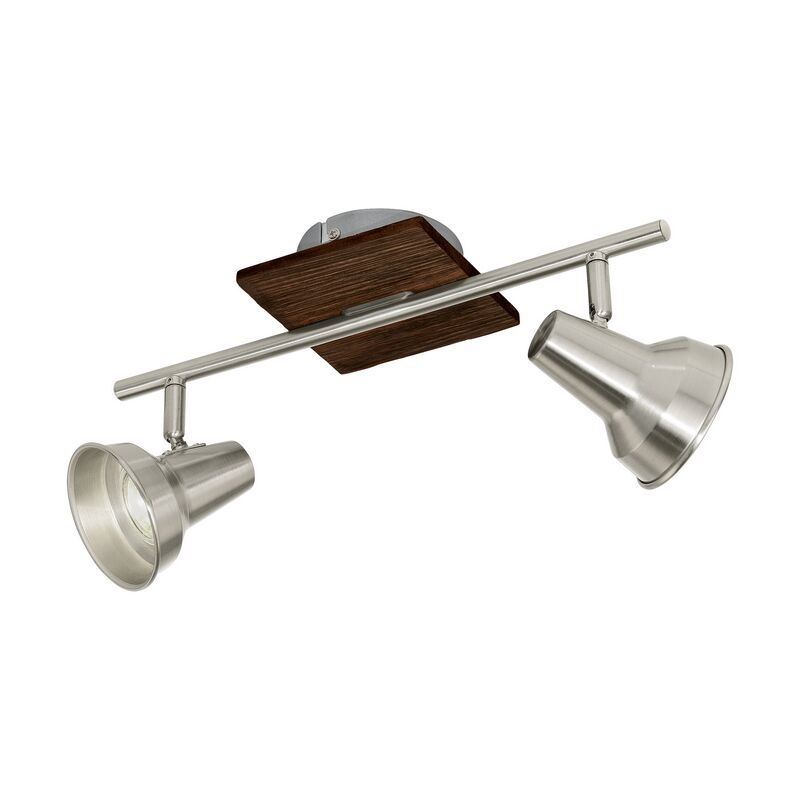 Holz Deckenstrahler Braun, Olmo Holz Deckenstrahler Braun, Olmo