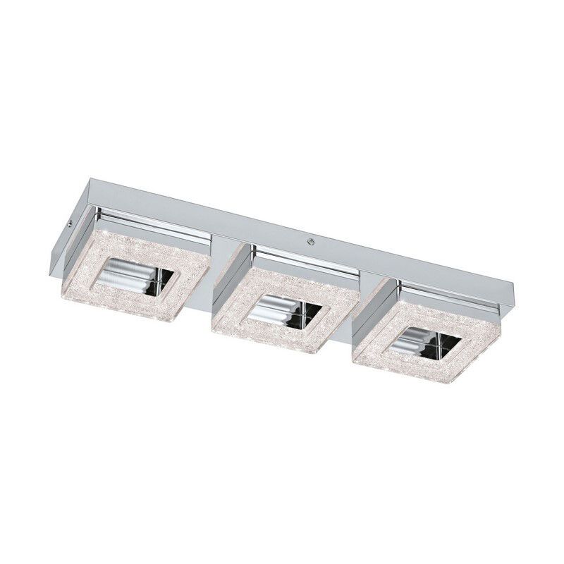 Chrom moderne Wandleuchte Kunststoff, Arjo, 4W, 3000K LED Chrom moderne Wandleuchte Kunststoff, Arjo, 4W, 3000K LED