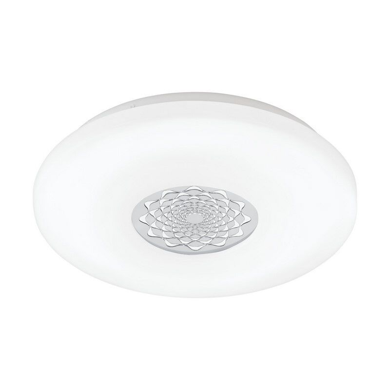 Weiße moderne Deckenleuchte Kunststoff, Carmela, 24W, 3000K LED