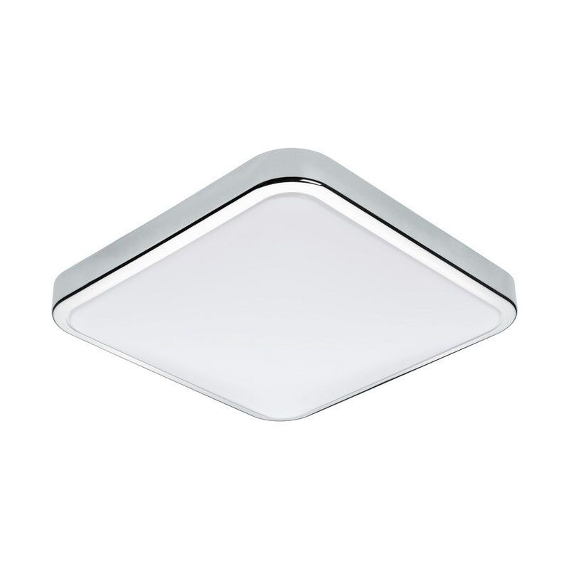 Chrom Wandleuchte Kunststoff, Beyza, 16W, 3000K LED, IP44