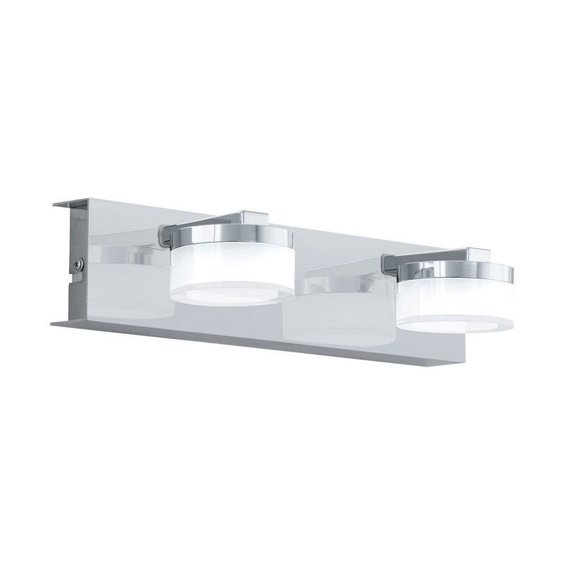 Chrom moderne Wandleuchte Kunststoff, Busra, 7W, 3000K LED, IP44
