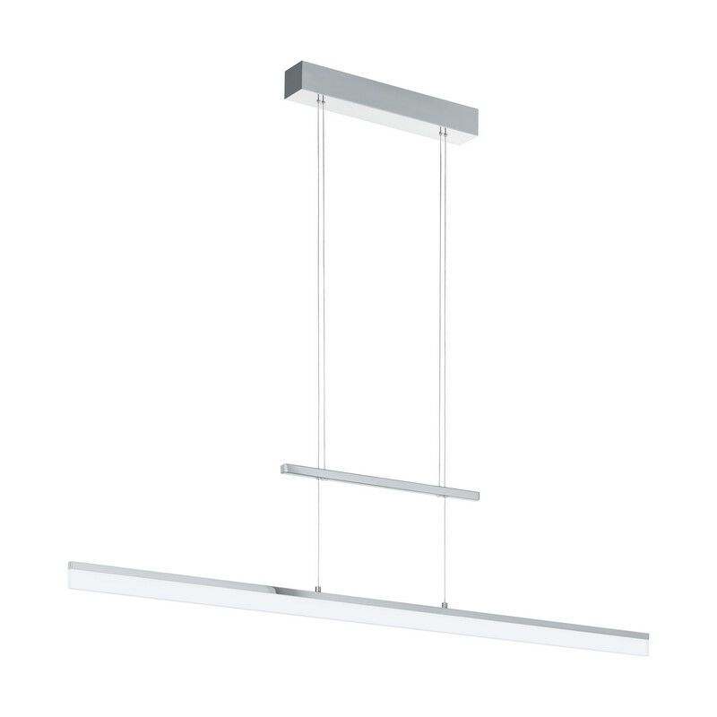 Chrom moderne Pendelleuchte Kunststoff, Cassandra, 13W, 3000K LED