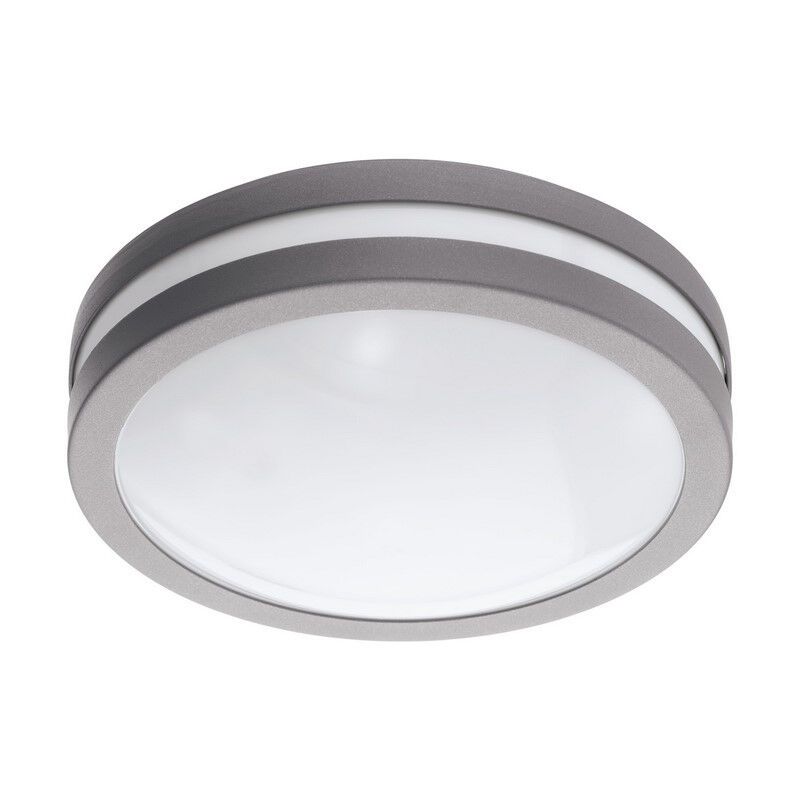 Silberne Außenleuchte Metall, Justin, IP44 Silberne Außenleuchte Metall, Justin, IP44