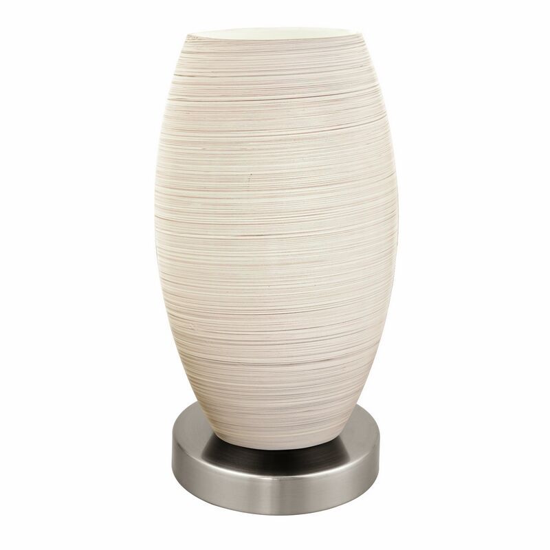 Nickel design Tischleuchte Stahl, Angelino, mit Schalter Nickel design Tischleuchte Stahl, Angelino, mit Schalter