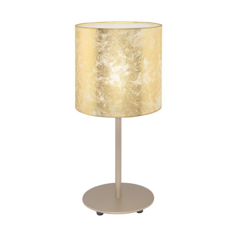 Beige moderne Tischleuchte Metall, Megan, mit Schalter Beige moderne Tischleuchte Metall, Megan, mit Schalter
