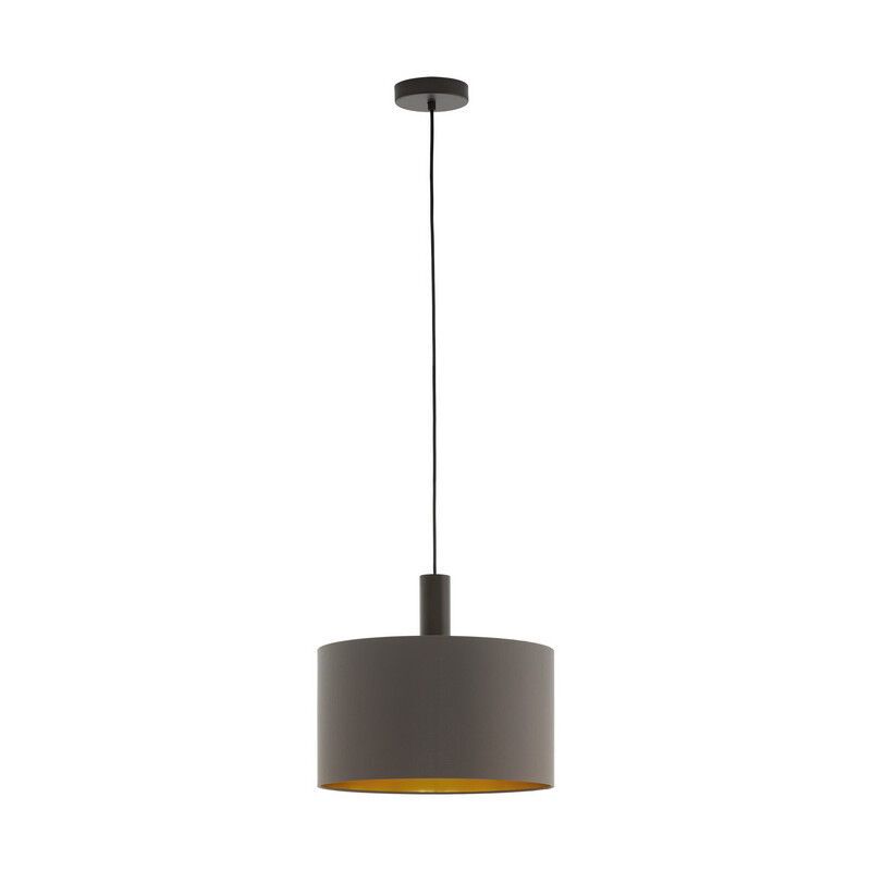 Braune moderne Pendelleuchte Stoff, Mies Braune moderne Pendelleuchte Stoff, Mies