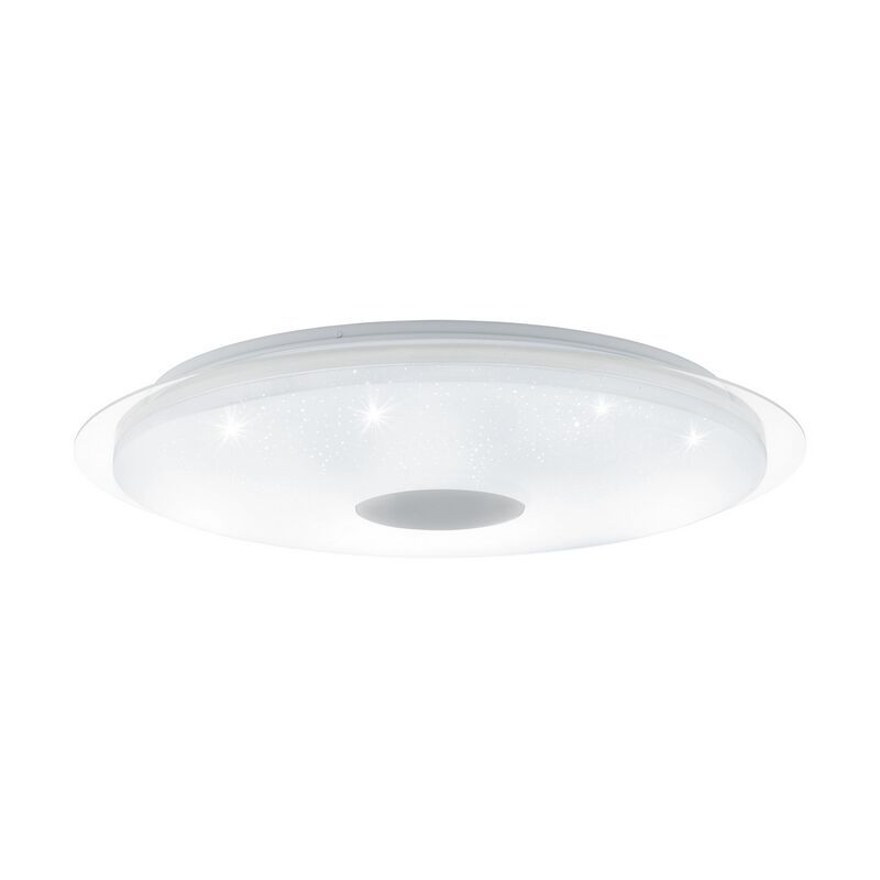 Transparente Deckenlampe Kunststoff, Dunya, 40W, in Lichtfarbe einstellbare LED