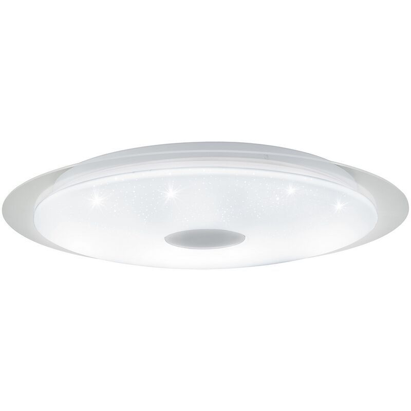 Transparente moderne Deckenlampe Kunststoff, Jouri, 36W, in Lichtfarbe einstellbare LED