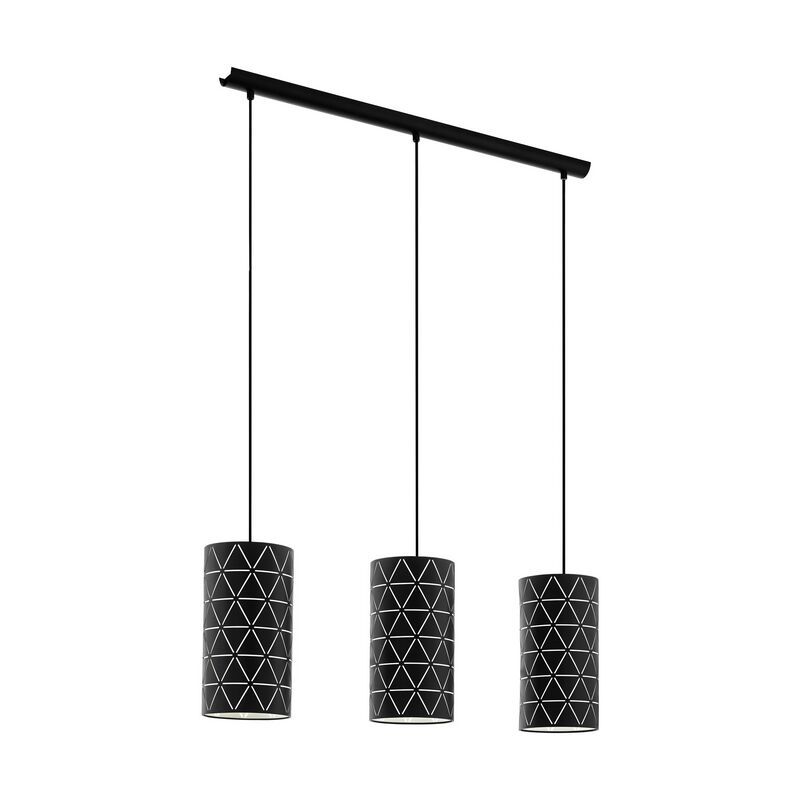 Schwarze moderne Pendelleuchte Stahl, Simona Schwarze moderne Pendelleuchte Stahl, Simona