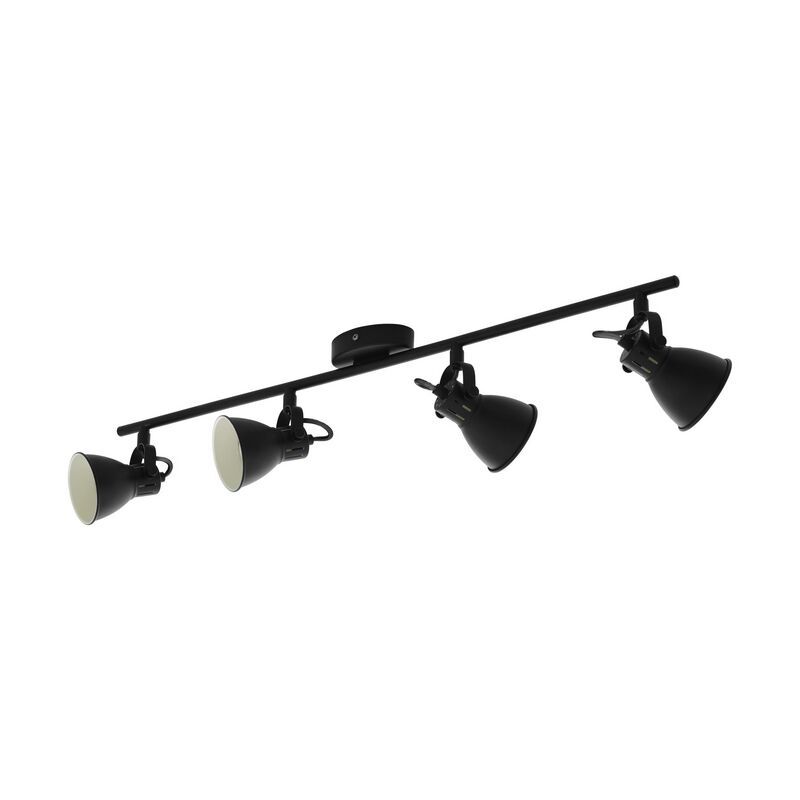 Schwarze vintage Deckenstrahler Stahl, Tinke Schwarze vintage Deckenstrahler Stahl, Tinke