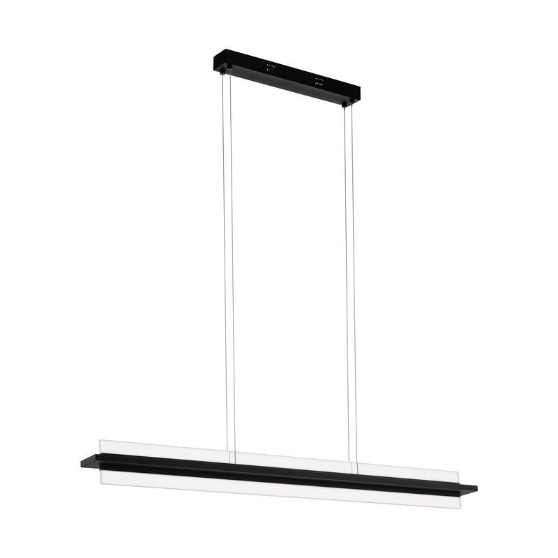 Schwarze moderne Pendelleuchte Aluminium, Twan, 14W, 3000K LED