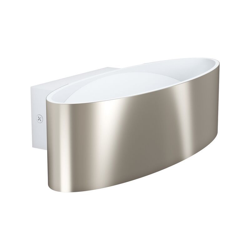 Nickel moderne Wandleuchte Aluminium, Elmar, 10W, 3000K LED Nickel moderne Wandleuchte Aluminium, Elmar, 10W, 3000K LED