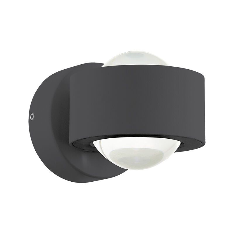 Anthrazit moderne Außenleuchte Aluminium, Lyn, 2W, 3000K LED, IP44 Anthrazit moderne Außenleuchte Aluminium, Lyn, 2W, 3000K LED, IP44