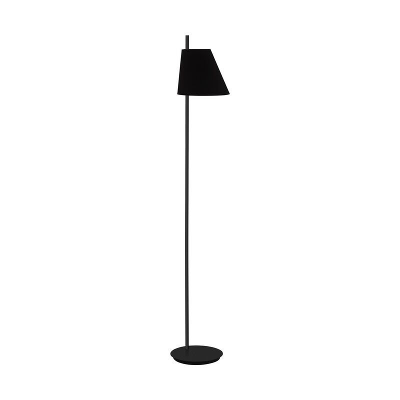 Schwarze moderne Stehlampe Stahl, Milicia, mit Schalter Schwarze moderne Stehlampe Stahl, Milicia, mit Schalter