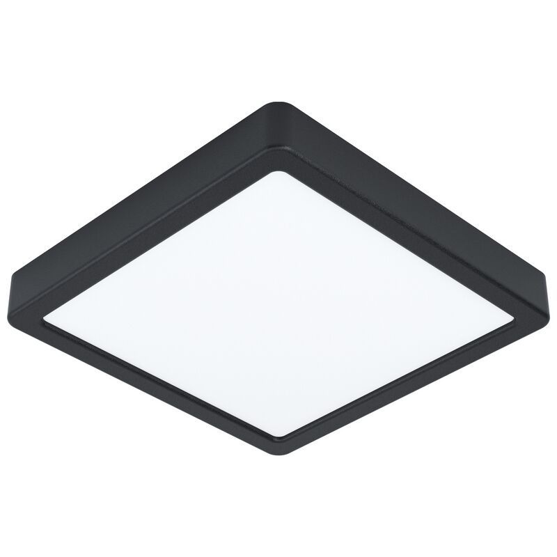 Schwarze Deckenleuchte Stahl, Pascale, 16W, 3000K LED Schwarze Deckenleuchte Stahl, Pascale, 16W, 3000K LED