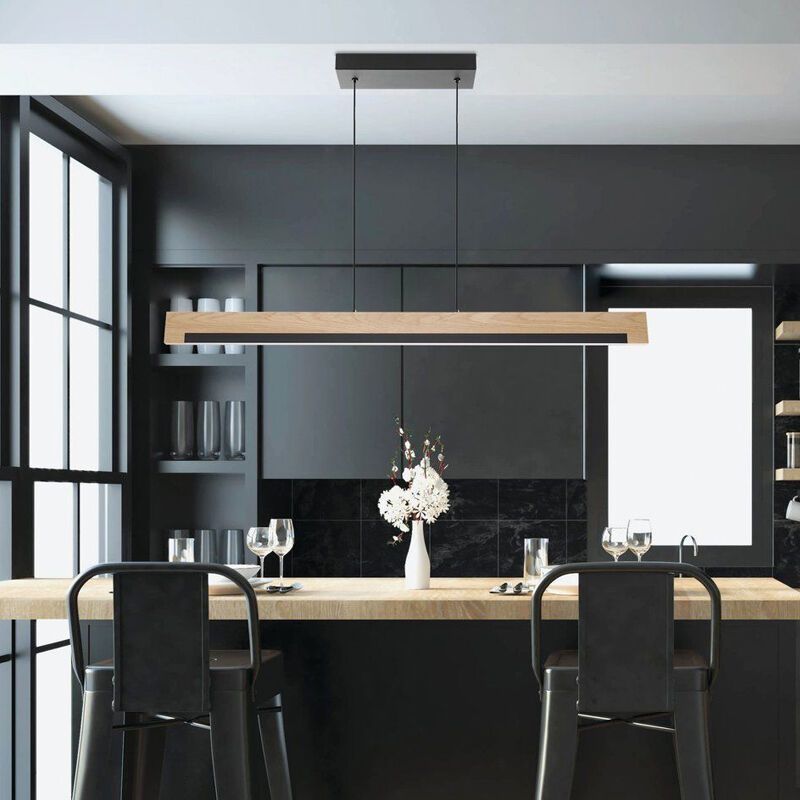 Holz Pendelleuchte Landhaus, Ludovica, 25W, 3000K LED