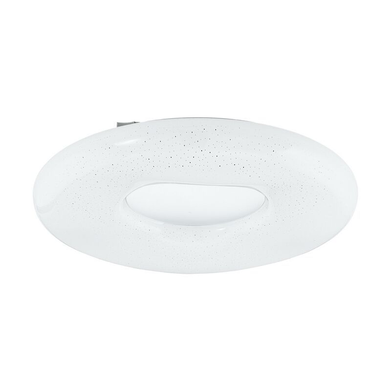 Weiße Deckenlampe Stahl, Ziya, 24W, in Lichtfarbe einstellbare LED