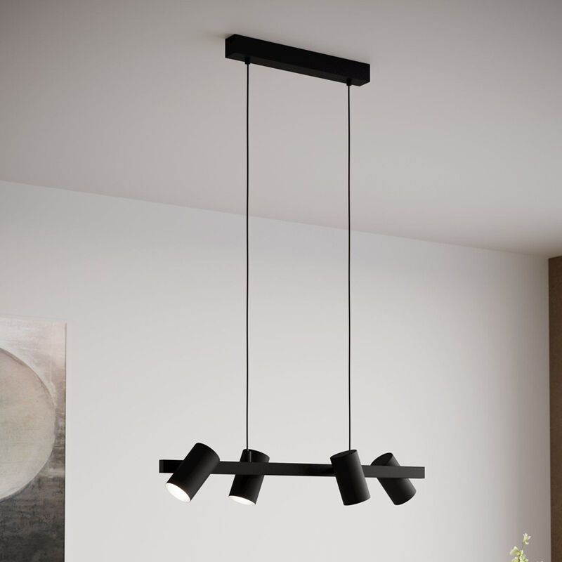 Schwarze moderne Pendelleuchte Stahl, Patrice Schwarze moderne Pendelleuchte Stahl, Patrice